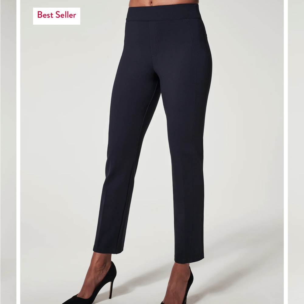 Spanx Perfect Pant Cropped Navy - Size Small